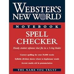 Webster's New World Notebook Spell Checker