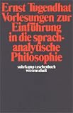 Suhrkamp Taschenbücher Wissenschaft, Nr.45, Vorlesungen zur Einführung in die sprachanalytische Philosophie