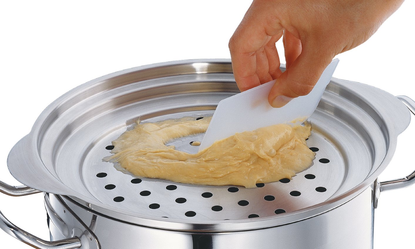 Spaetzle Maker Lid Scraper Gadget Stainless Steel Dia 10.5 Inch German