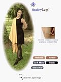 Thigh High Closed Toe Sigvaris Cotton Women Navy S4 W08 _16