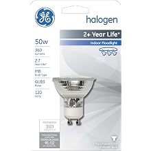 GE Lighting 16751 50-Watt Edison Halogen Floodlight GU10 Light Bulb