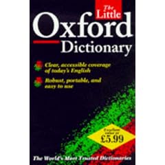 The Little Oxford Dictionary of Current English