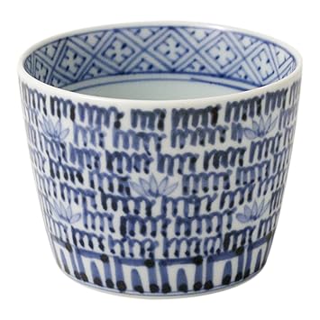 【クリックで詳細表示】有田焼 細唐草 そば猪口(大) 210cc 李荘窯 rso0136： ホーム＆キッチン