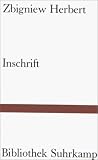 Inschrift - Zbigniew Herbert