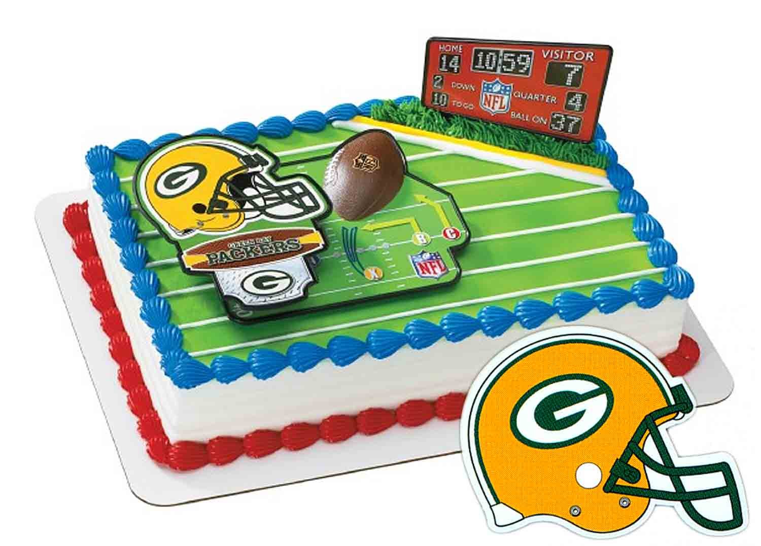 Green Bay Packers Football Cake
