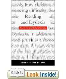 Reading and Dyslexia: Visual and Attentional Processes (Psychology in Progress)