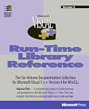Microsoft Visual C++ Run-Time Library Reference: v. 5 (Microsoft Visual C++ 5.0 Programmer's Reference Set)