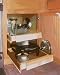 Shelf On Wheels Expandable Pull Out Kitchen Cabinet Shelf, Wood