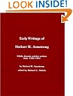 Early writings of Herbert W. Armstrong: Public domain articles written from 1928-1953