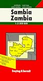 Freytag Berndt Autokarten, Sambia: Road Map (Country Road & Touring)