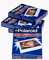 Polaroid 600 Platinum Instant Film (4 Pack)