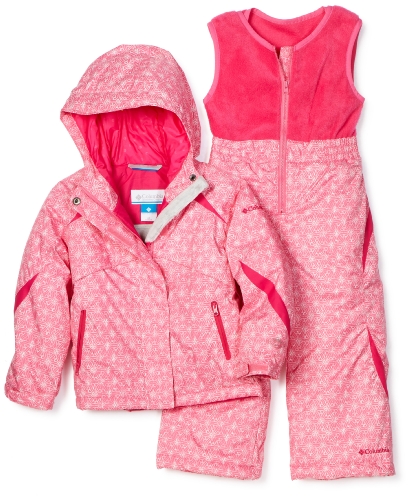 Columbia Girls 2-6X Toddler Buga Set, Pink Taffy Bugaboo Print, 6/6X