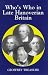 Who's Who in Late Hanoverian Britain, 1789-1837 (Who's Who in British History)