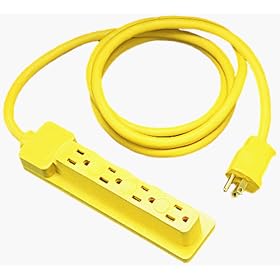 Coleman Cable 04429 Polar Solar Plus Quadnector 12 3 SJEOW 100-Foot Four-Way Power Blocks by Coleman Cable