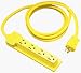 Coleman Cable 04429 Polar/Solar Plus Quadnector 12/3 SJEOW 100-Foot Four-Way Power Blocks