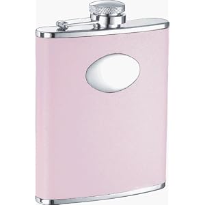 Visol Leather Wrapped Liquor Flask