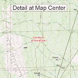 USGS Topographic Quadrangle Map - Salt Marsh, Nevada (Folded/Waterproof)
