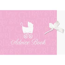 Creative Converting Baby Love Pink Advice Book - 6 Count