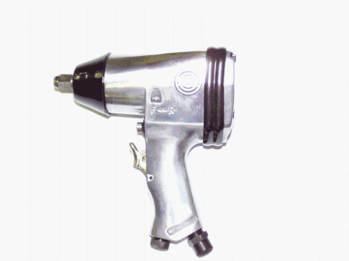 Taylor Pneumatic: 1/2 Impact Wrench: Belt:3/8 Sq. Dr. 1/2. 90PSI. Torque: 325 ft lb.