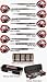 PIRANHA 90% TUNGSTEN RAZOR GRIP STEEL TIP DARTS