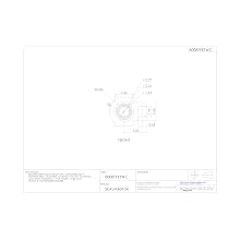 Sealmaster ST-23 Take-Up Unit, Standard Duty, Regreasable, Setscrew Locking Collar, Felt Seals, Cast Iron Housing, 1-7/16" Bore, 17/32" Slot Width, 3-1/2" Between Frames