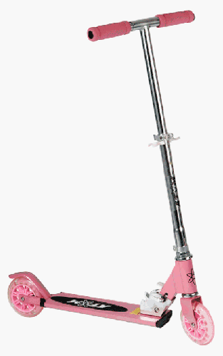 Atom 1 Scooter Pink with Light up Wheels