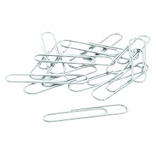 ACCO Economy #1 Paper Clips, Smooth, Size #1, 100 Clips Per Box, 10 Boxes (A7072380)