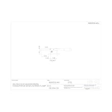 DE-STA-CO 515-B Horizontal Handle Hold Down Action Clamp