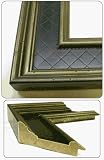 Navy - Silver Trim Wood Frame - 4 x 6