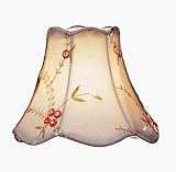 Livex S147 Chandelier Shade Blue Floral Scallop Bell Clip Shade