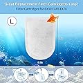 Yoolight 10 Packs Carbon Filter Cartridges for Whisper EX Filters
