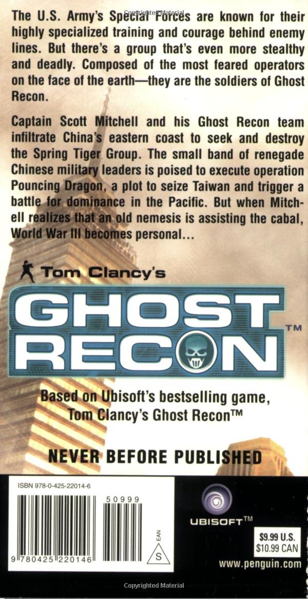 Amazon.com: Ghost Recon (Tom Clancy's Ghost Recon, Book 1 ...
