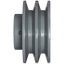 TB Woods 2AK3212 FHP Bored-To-Size, 3.25" Outside Body Diameter, 0.5" Bore Diameter V-Belt Sheave
