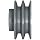 TB Woods 2AK3212 FHP Bored-To-Size, 3.25" Outside Body Diameter, 0.5" Bore Diameter V-Belt Sheave