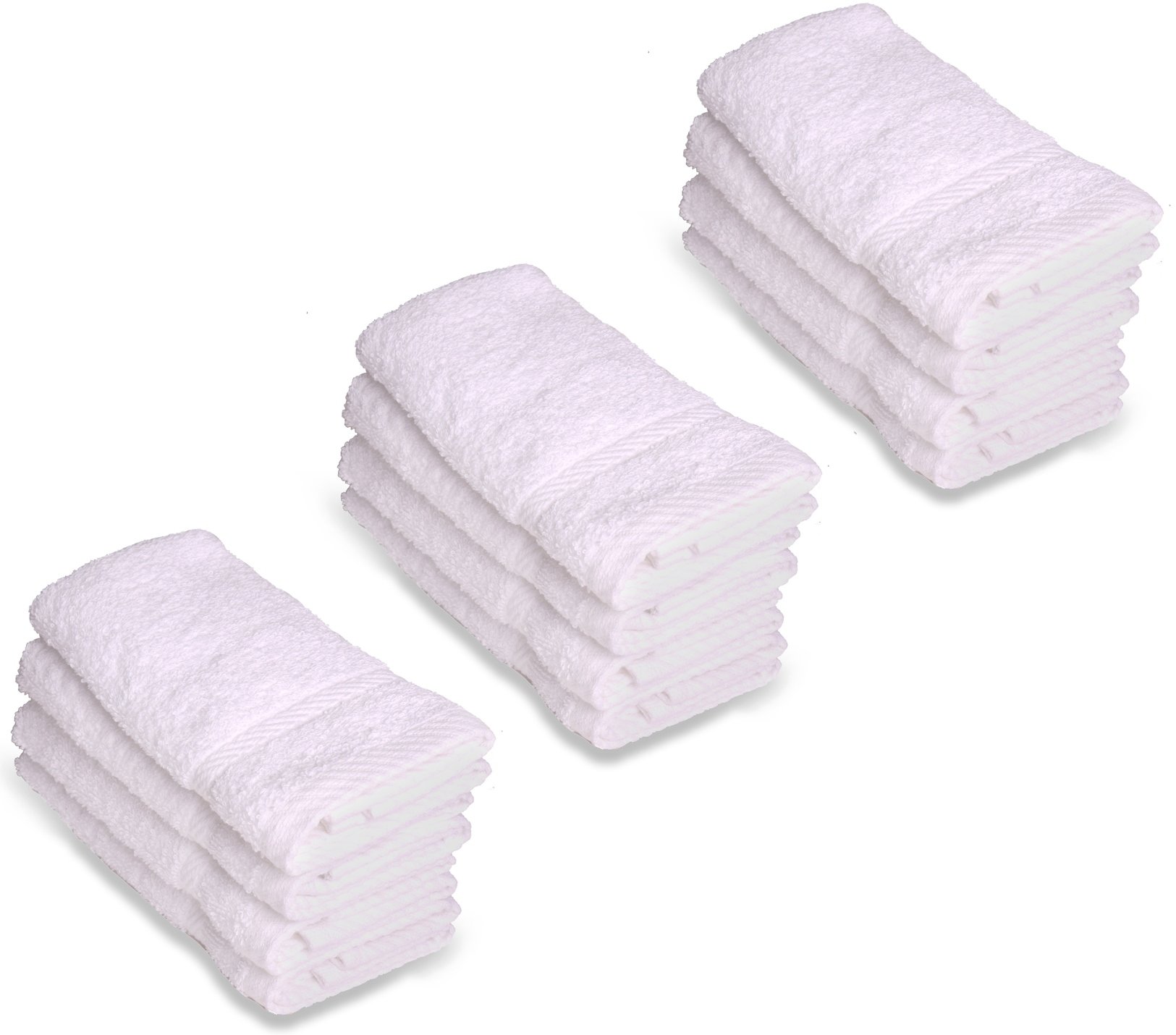 Luxury Hotel Washcloths 100 Egyptian Cotton White Washcloth Set of 12 eBay