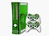 Xbox 360 Skin - NEW - LIME CHROME MIRROR system skins faceplate decal mod