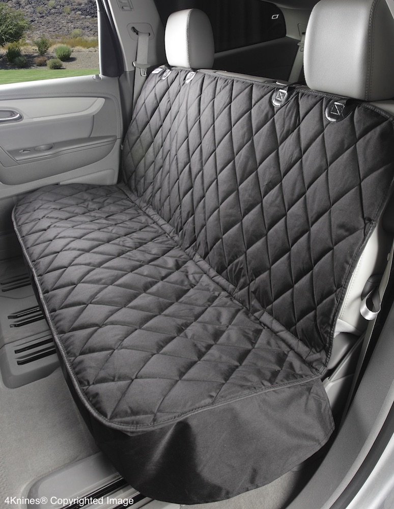 Amazon.com : Dog Seat Cover for Cars - Black Regular Fitted : Pet ...
