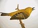 3 Beyond Inc. YWARB03 Yellow Warble Wood Bird