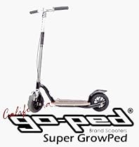 Go-Ped Super Grow-Ped Kick Scooter (Sinister Black)