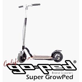 Go-Ped Super Grow-Ped Kick Scooter (Sinister Black)