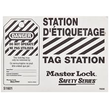 Master Lock Lockout Tag Holder, Unfilled