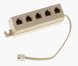 Leviton 5-outlet Modular Coupler-ivory