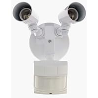 Heath/Zenith SL-5312-WH DualBrite Motion-Sensing Security Light, White