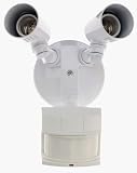 Desa International/Heat SL-5312-W-A White 2-Lamp Security Floodlight
