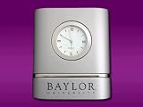 Baylor - Two-toned Desk Clock - Laser Engraved