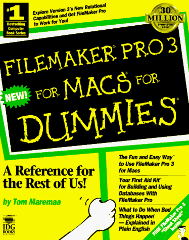 filemaker pro 3 for macs for dummies