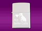 Border Collie - Zippo Lighter - Laser engraved