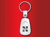 University of Nebraska - Teardrop Keychain - Laser Engraved