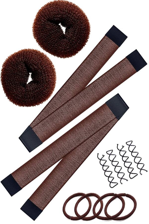 Hawwwy 12 Piece Hair Bun Maker Easy Fast Small Bun Tool Best