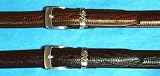 Golf Belt Crocodile Embossed 2pc